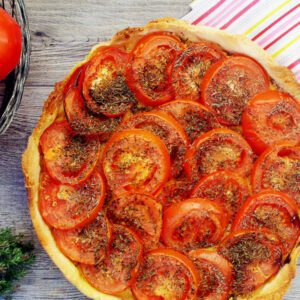 Mediterranean Tomato Tart [vegan] © The Flexitarian - Annabelle Randles