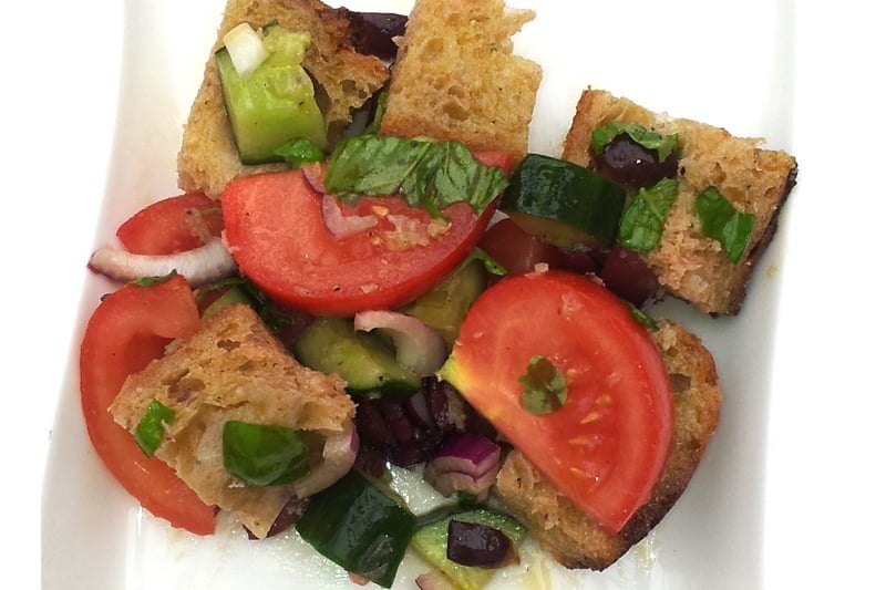panzanella salad [vegan]
