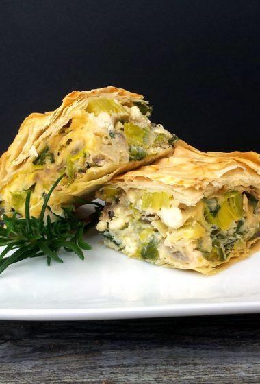 Leek With Feta &ldquo;B&ouml;rek&rdquo; Pie [vegetarian] &copy; The Flexitarian - Annabelle Randles