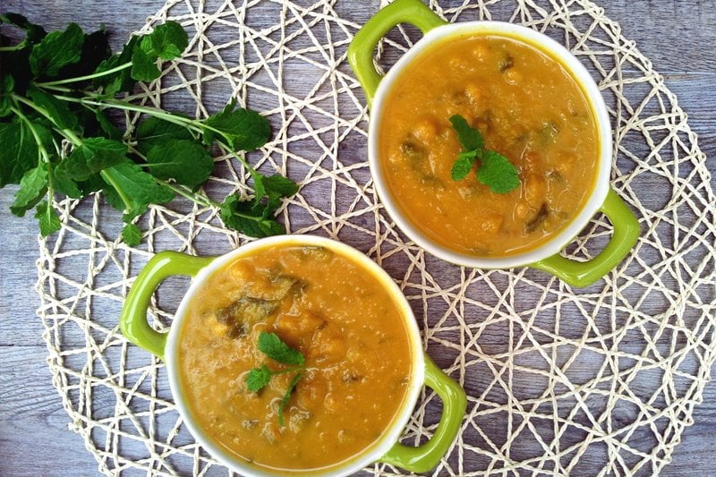 jerusalem artichoke, carrot and potato soup [vegan]