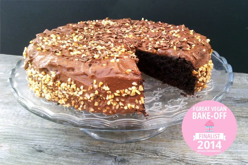 double chocolate cake [vegan]