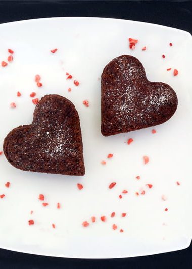 double chocolate hearts