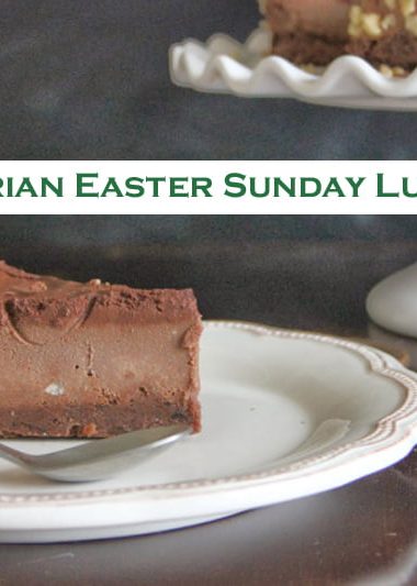 a Vegetarian Easter Sunday Lunch Menu