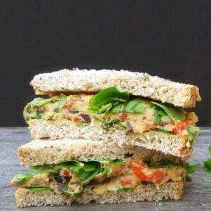 Mediterranean Sandwich [vegan] [sans gluten] © The Flexitarian - Annabelle Randles
