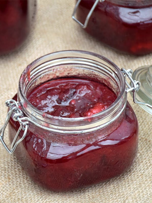 plum & apple jam [vegan]