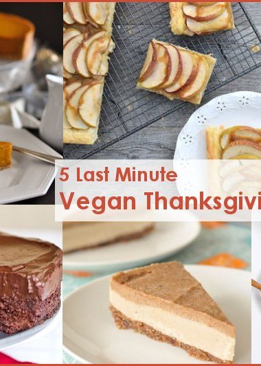5 Last Minute Vegan Thanksgiving Desserts