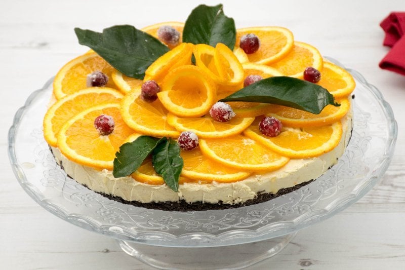 orange oreo cheesecake [vegan]