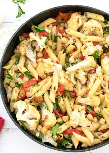 Chipotle Cauliflower Penne #vegan