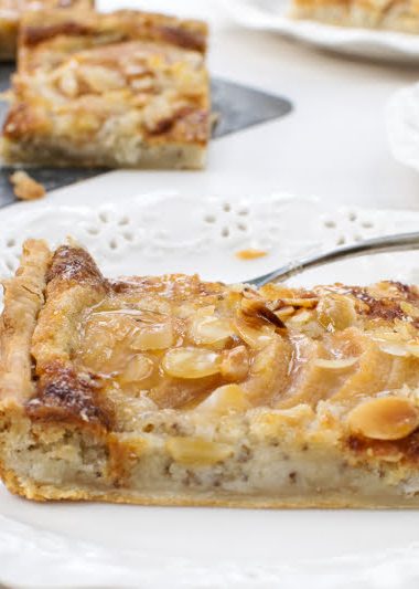 Pear Bourdaloue Tart #vegan by The Flexitarian