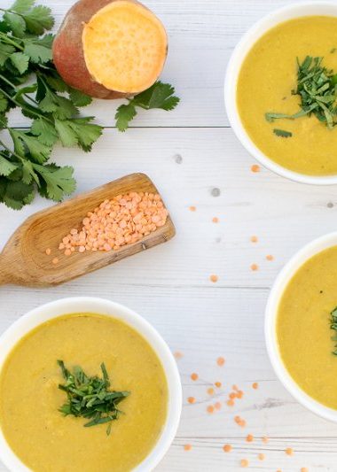 Sweet Potato & Lentils Soup #vegan by The Flexitarian