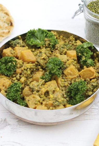 Spiced Mung Beans Winter Casserole [vegan] by The Flexitarian