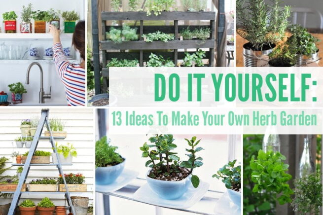 13 DIY Ideas To Make Your Own Herb Garden