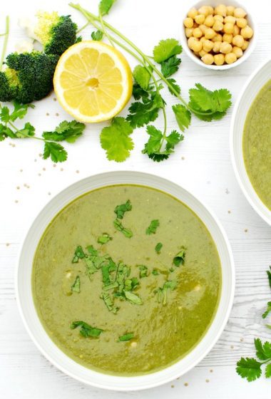 Warming Broccoli & Spinach Soup [vegan] by The Flexitarian