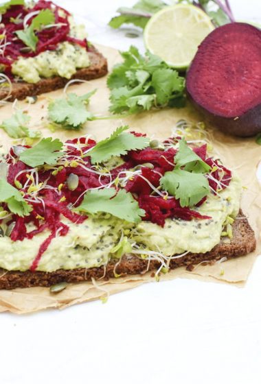Superfood Open Sandwich [vegan] &copy; The Flexitarian - Annabelle Randles