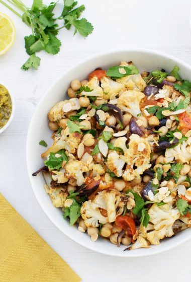 Roasted Cauliflower with Chermoula [vegan] [gluten free] by The Flexitarian