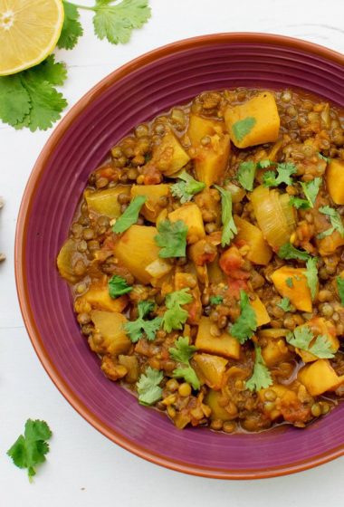 Sweet Potato, Leek & Lentil Casserole [vegan] [gluten free] by The Flexitarian