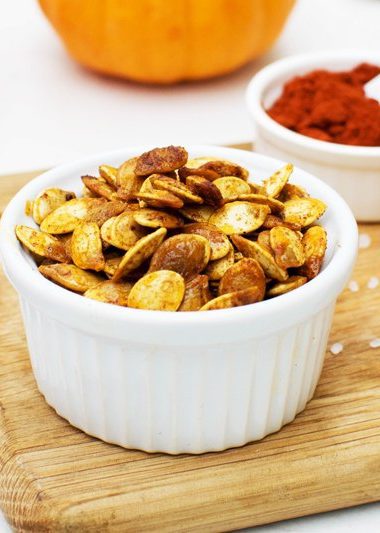 Roasted Pumpkin Seeds [vegan] by Th Flexitarian