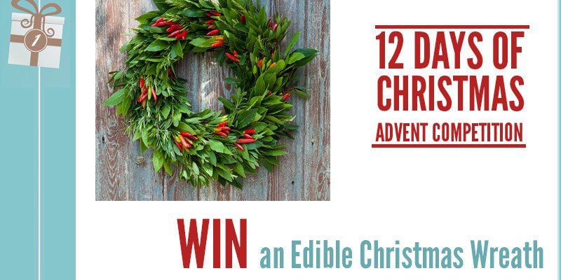Advent Competition Day 1 - WIN An Edible Christmas Wreath