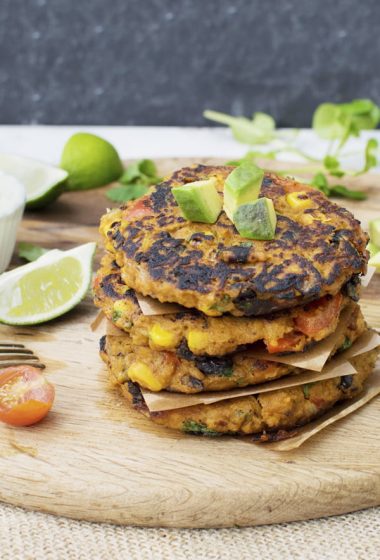Sweet Potato & Black Beans Fritters &copy; The Flexitarian - Annabelle Randles