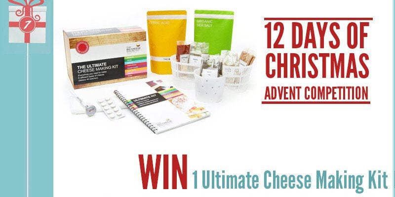 Advent Competition Day 7– WIN 1 Ultimate Cheese Making Kit from The Big Cheese Making Kit worth £36