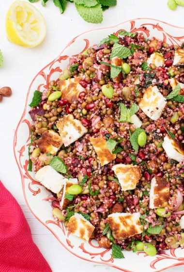 Quinoa & Mung Bean Salad [vegetarian] [gluten free] by The Flexitarian