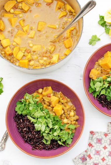 Sweet Potato & Lentil Curry [vegan] [gluten free] by The Flexitarian