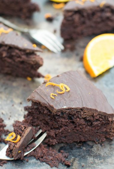 Orange & Beetroot Chocolate Cake [vegan] by The Flexitarian v800