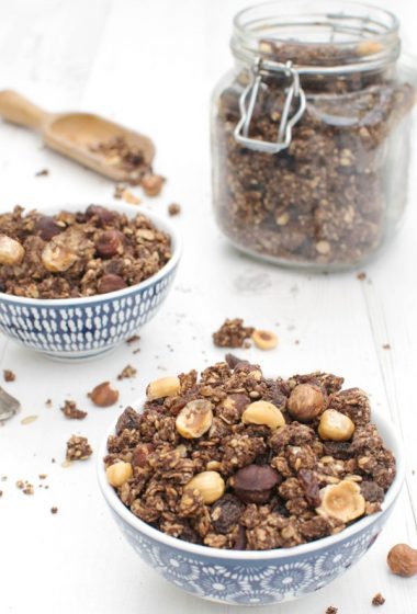 Peanut Butter & Chocolate Granola [vegan] by The Flexitarian