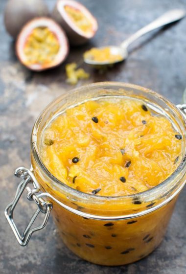 Pineapple & Passion Fruit Jam [vegan] [low sugar] [gluten free] by The Flexitarian