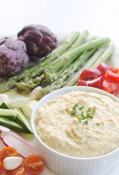 Basic Hummus with or without Tahini [vegan] [gluten free] by The Flexitarian