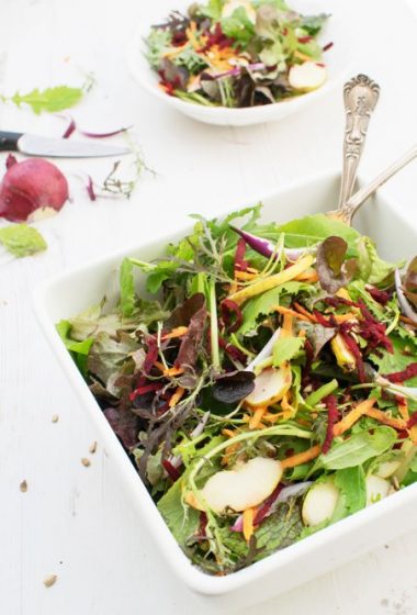 Beetroot, Carrot & Apple Salad With Toasted Seeds [vegan] [gluten free] by The Flexitarian