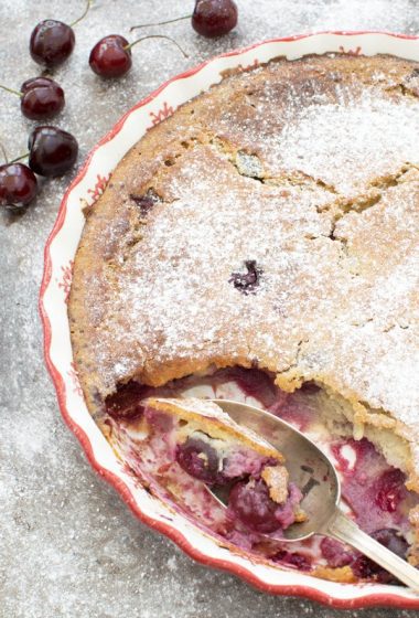 Cherry Clafouti [vegan] by The Flexitarian