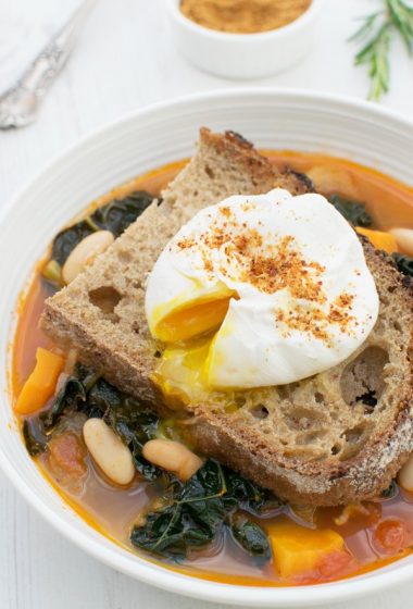 Ribolitta With Poached Eggs [vegetarian] by The Flexitarian