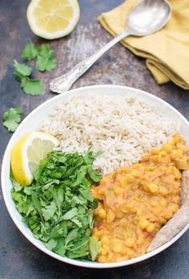 One-Pot Split Pea Curry [vegan] [gluten free] by The Flexitarian
