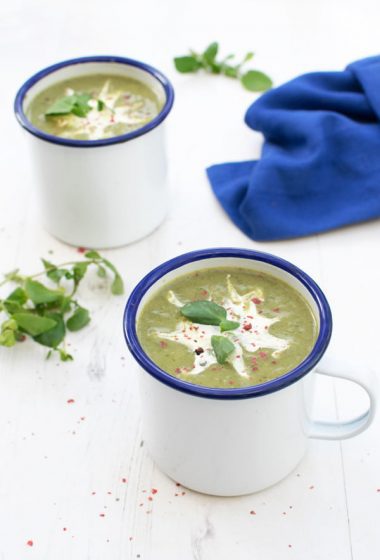 Watercress, Spinach & Leek Soup [vegan] [gluten free] by The Flexitarian