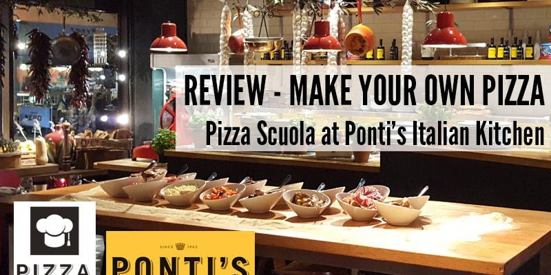 Make Your Own Pizza With Pizza Scuola At Ponti's Italian Kitchen