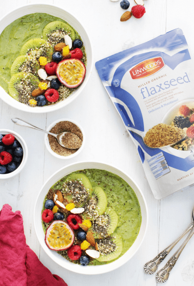 Supercharge Your Day Green Smoothie Bowl [vegan] [gluten free] by The Flexitarian