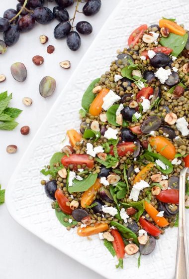 Lentil & Grape Salad [vegetarian] by The Flexitarian