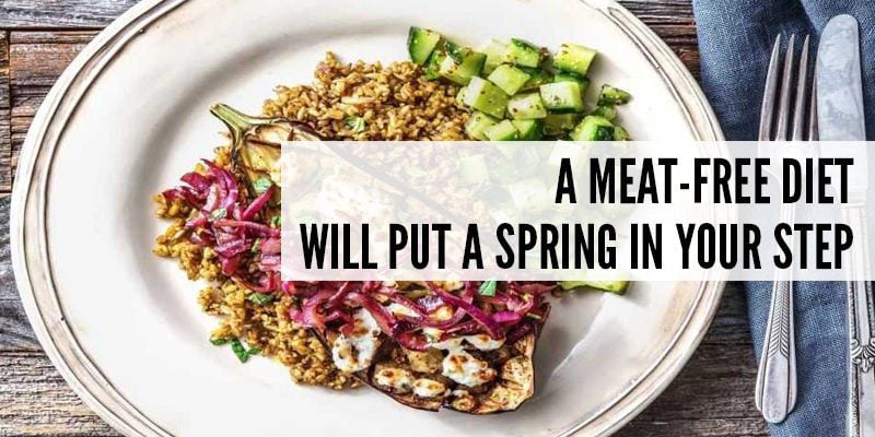 A Meat-Free Diet Will Put a Spring In Your Step
