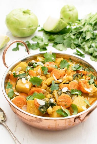 Easy Kohlrabi Curry [vegetarian] by The Flexitarian