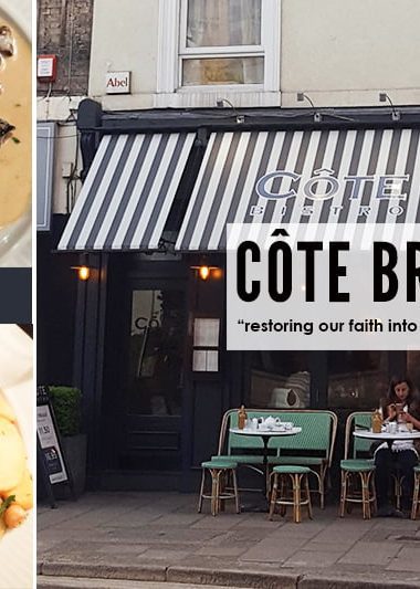 Cote Brasserie Vegetarian Menu