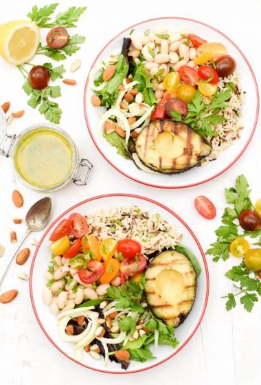 Grilled Avocado Buddha Bowl [vegan] [gluten free] &copy; Annabelle Randles - The Flexitarian