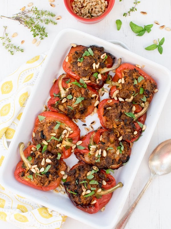 vegan stuffed peppers