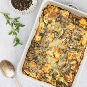 Quinoa & Courgette Gratin [vegetarian] by The Flexitarian