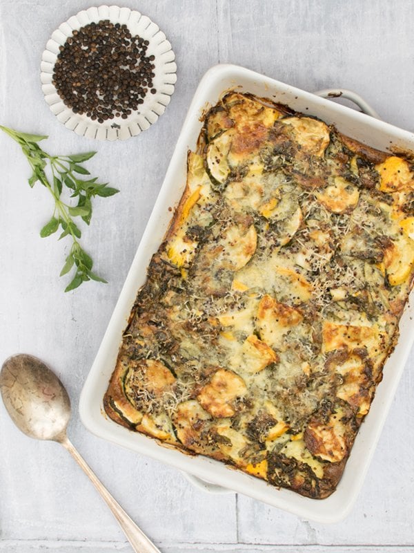 quinoa & courgette gratin [vegetarian] [gluten free]