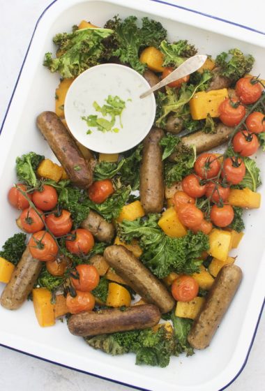 Vegetarian Sausage Tray by The Flexitarian