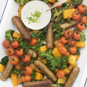 Vegetarian Sausage Tray by The Flexitarian