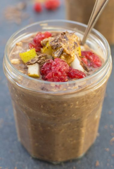 Overnight Chocolate Oats [vegan] by The Flexitarian