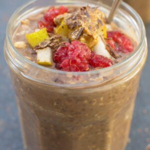 Overnight Chocolate Oats [vegan] by The Flexitarian