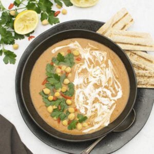 Red Lentil Soup with Lemon & Sumac by The Flexitarian